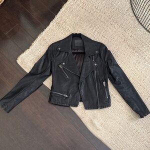 Blank NYC | Black Women's Moto Leather Jacket